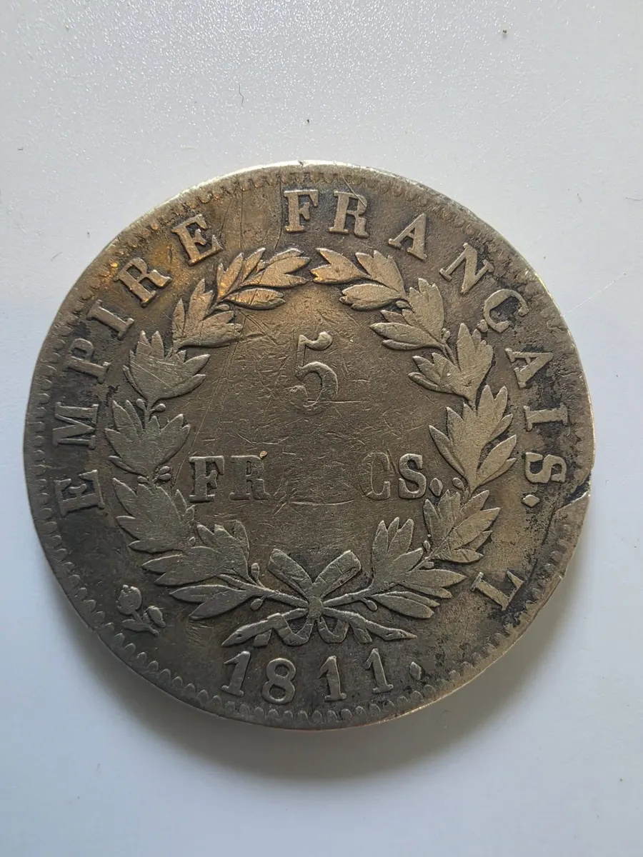 Écu de 5 francs en argent de 1811